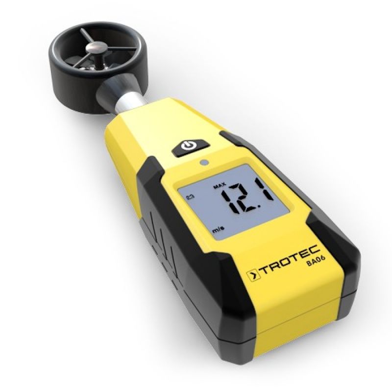 Anemometru Trotec BA06, viteza vântului în 5 unități - imagine 3