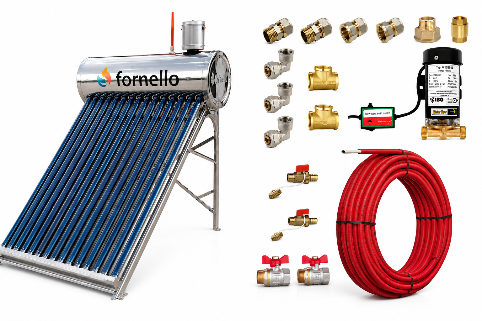 Panou Solar Fornello 122L - Economisire Energie - imagine 2