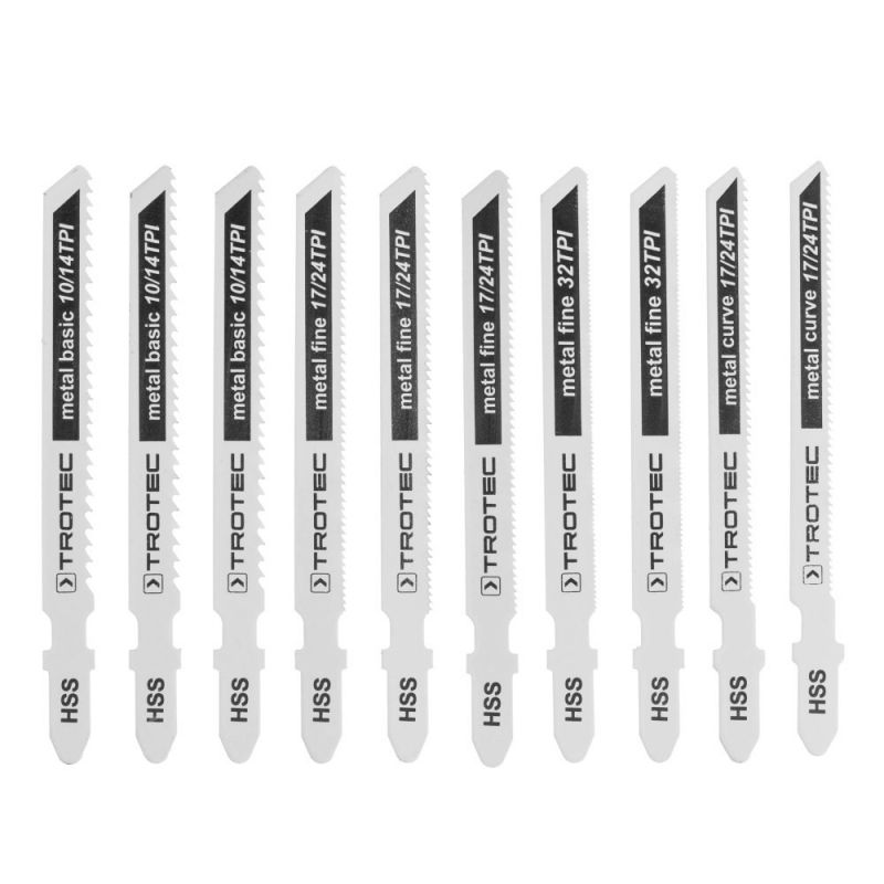 Set 10 Pânze Tăiere Metal Trotec, Oțel Rapid, 92 mm