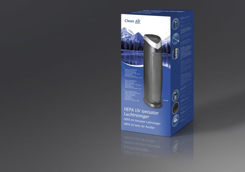 Purificator aer Clean Air Optima CA508, HEPA + UV-C, 65 mp - imagine 6