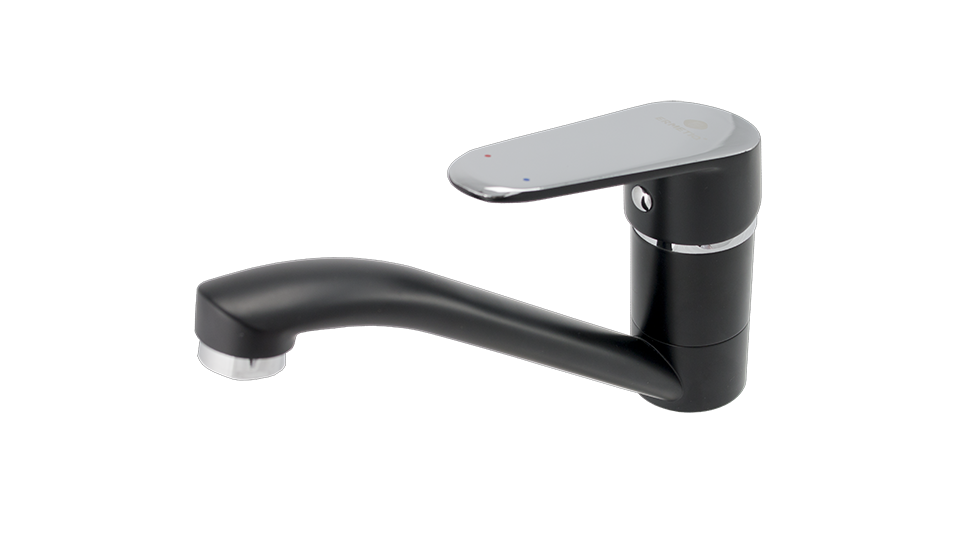 Baterie Bucatarie Neagra Ermetiq ER-A206N - imagine 1