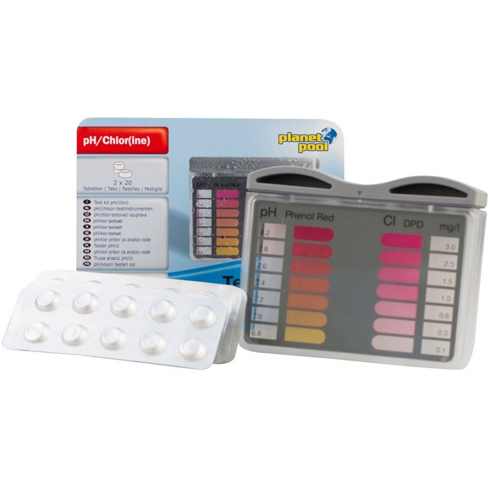 Tester pH/Clor Chemoform + 2x20 Tablete