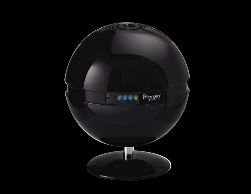Purificator aer Bioxigen Sfera Negru, ionizare bipolară