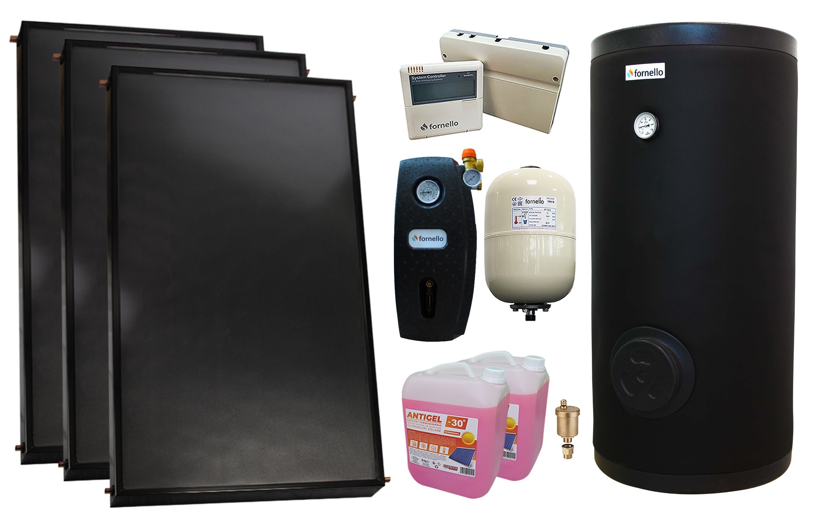 Sistem Solar Presurizat Fornello 3 Panouri - imagine 2