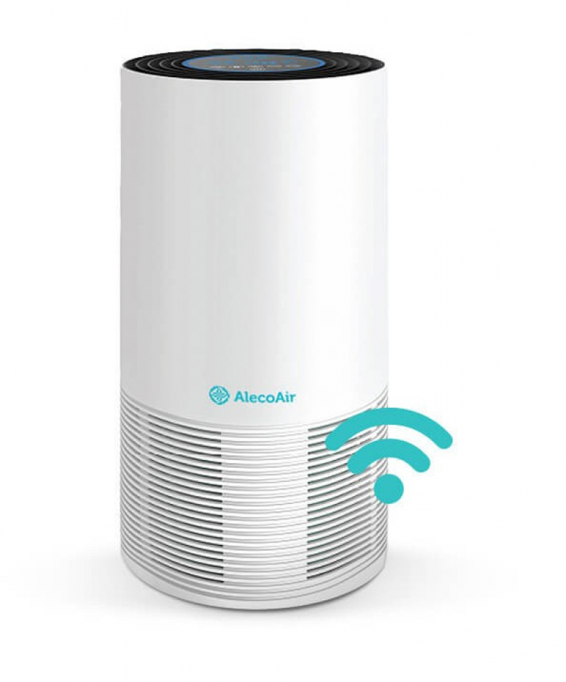 Purificator aer AlecoAir P40 SMART, HEPA + UV-C, Wi-Fi