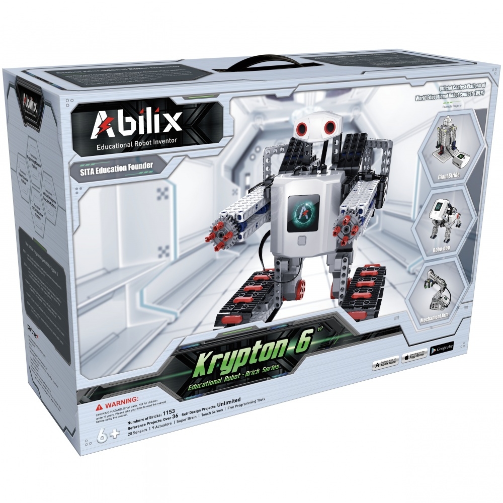 Abilix Krypton 6 V2 - Kit Robotic Programabil