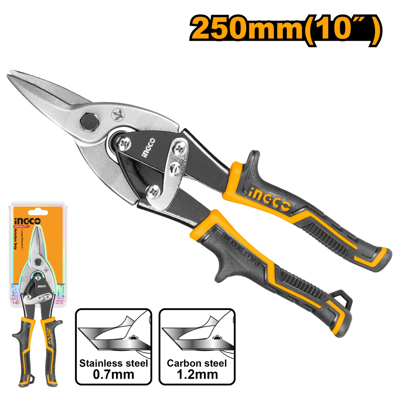 Foarfecă Tablă 250mm INGCO HTSN0110S