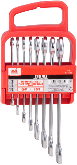 Chei Fixe Cr-V Evotools 8buc/set - imagine 2