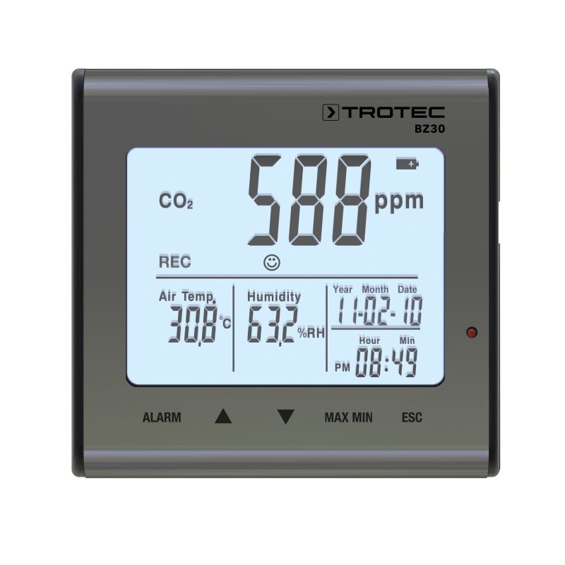 Monitor CO2 BZ30 Trotec - Calitate Aer - imagine 3
