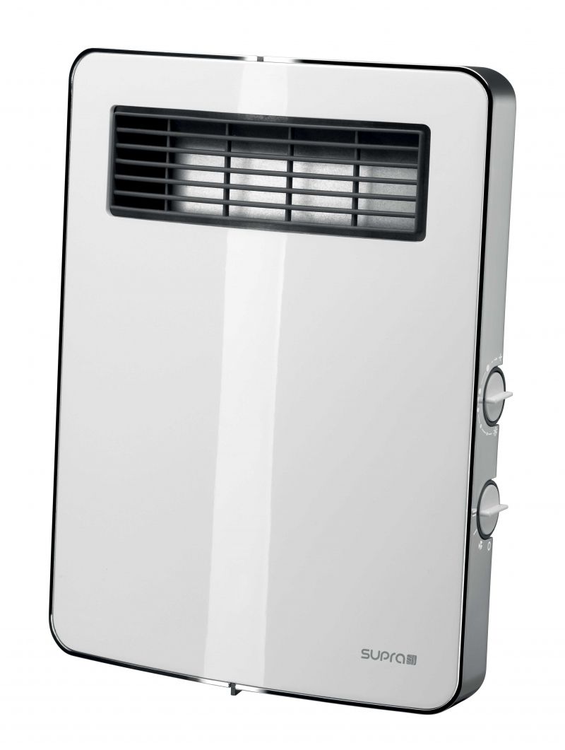 Aerotermă Electrică Supra Etno Alb 2000W, Termostat, IPX1