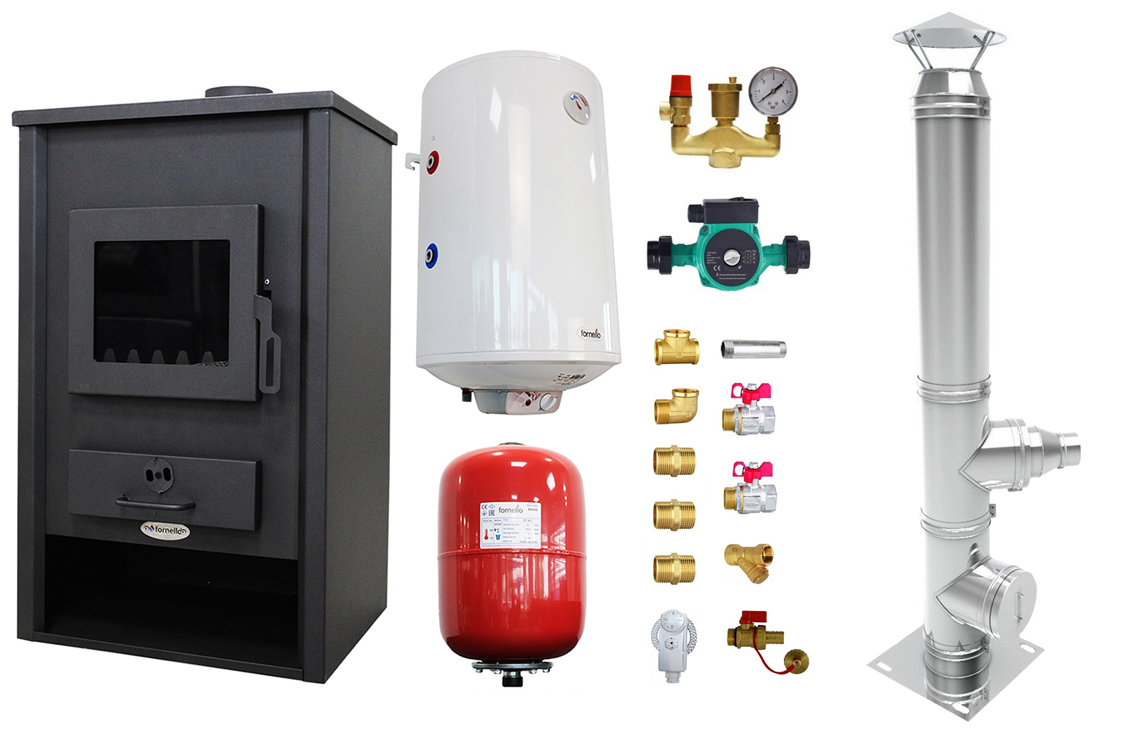 Termosemineu Fornello Padova E 19.4 kW - Pachet Complet