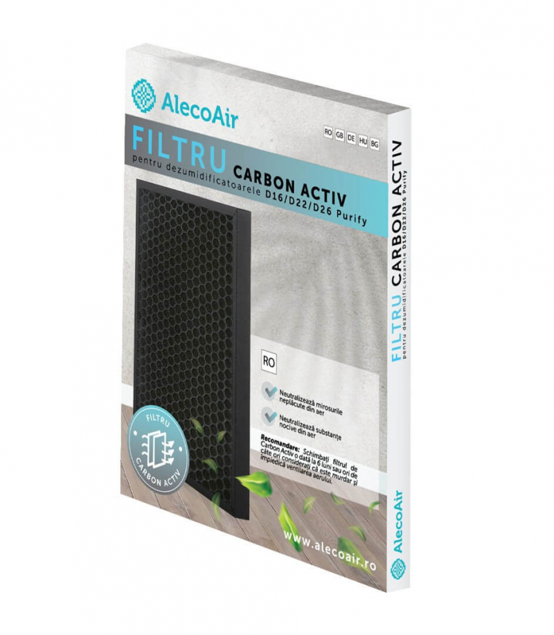 Filtru Carbon Activ AlecoAir D16/D22/D26 - Elimină Mirosuri