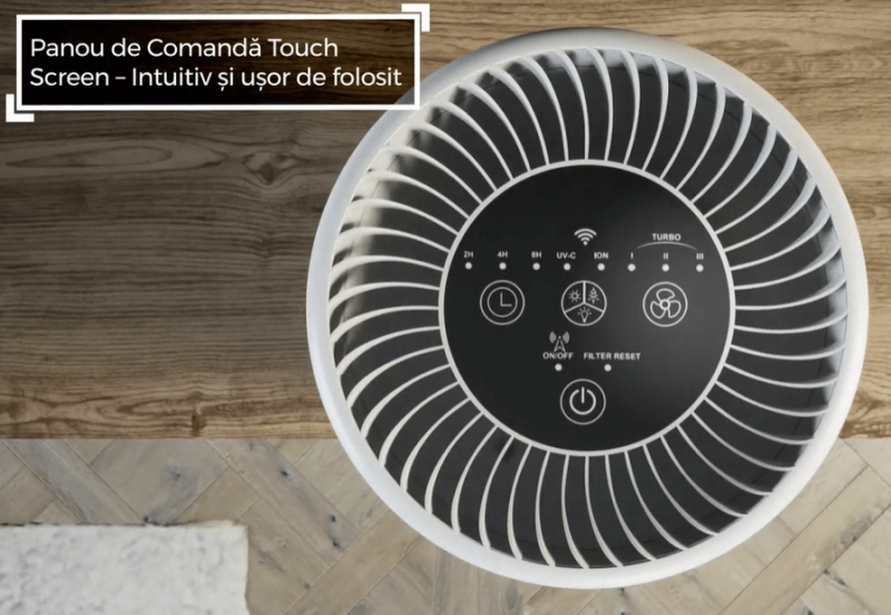 AlecoAir P15 KIDDO Purificator Aer Wi-Fi HEPA UVC - imagine 9