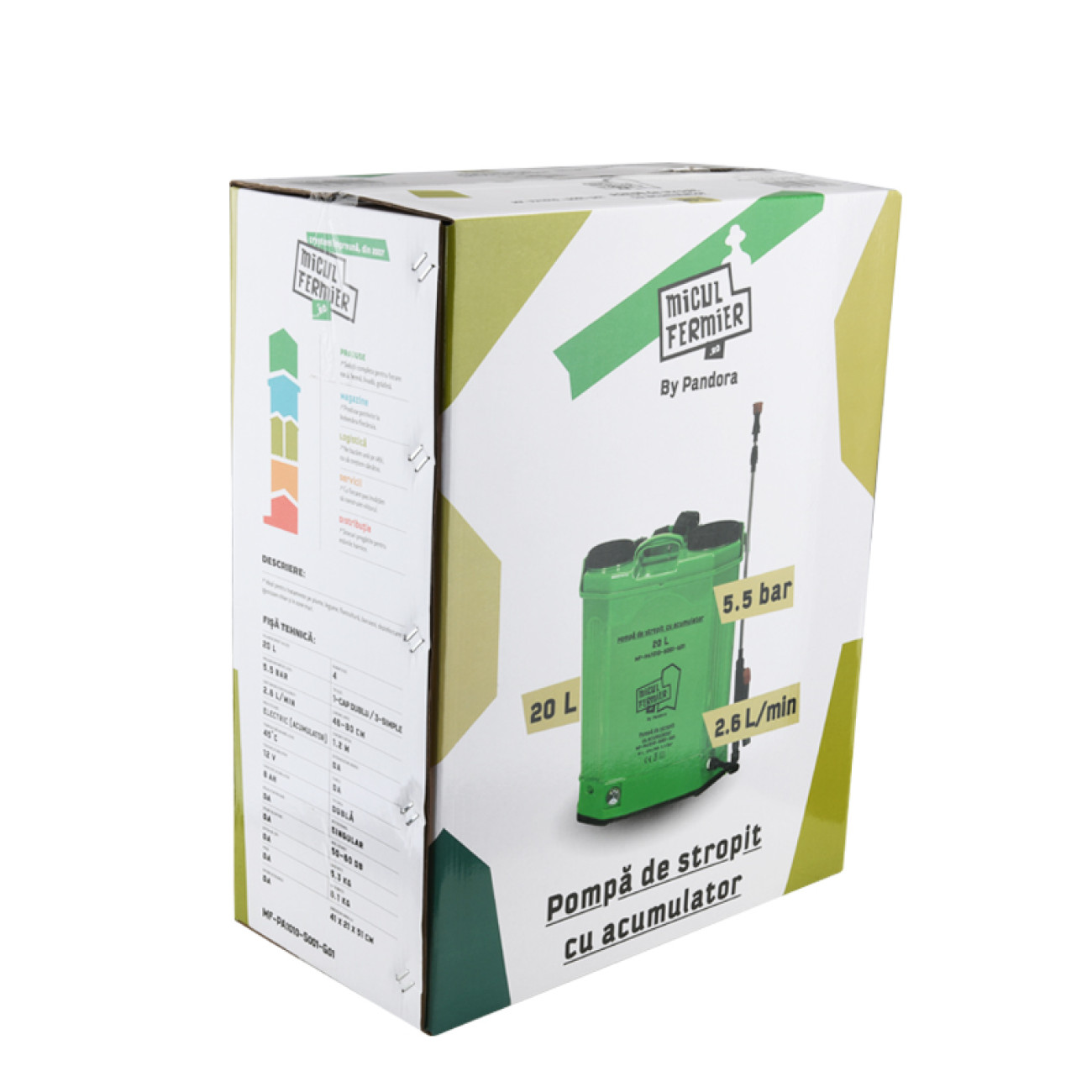 Pompa de Stropit cu Acumulator 20L Micul Fermier - imagine 4