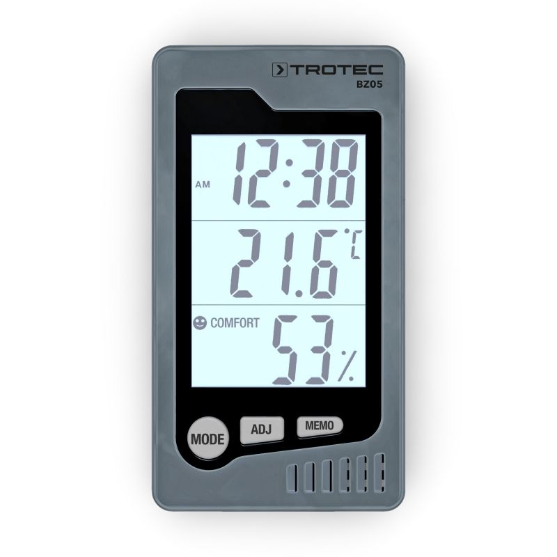 Termohigrometru TROTEC BZ05 cu Alarma și Display - imagine 4