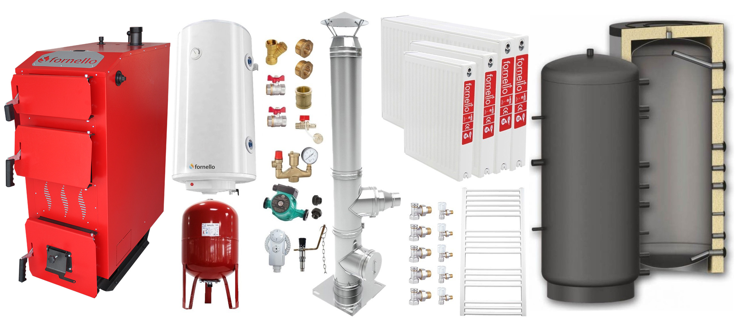 Pachet Încălzire Fornello 25 kW - Complet