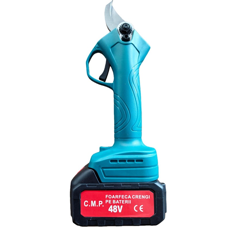 Foarfeca gradina electrica cu 2 acumulatori 48V, pentru gradina, diametru taiere 27mm, Valiza, Campion PROFESSIONAL CMP1810 - imagine 2