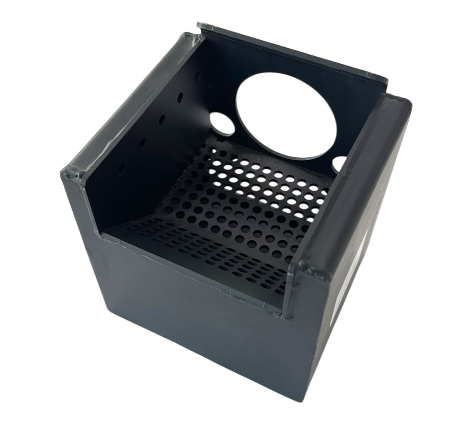 Creuzet (focar) din otel pentru Centrale/Termoseminee pe peleti Fornello Eva 30 kW – Otel 3 mm (PIESA ORIGINALA)