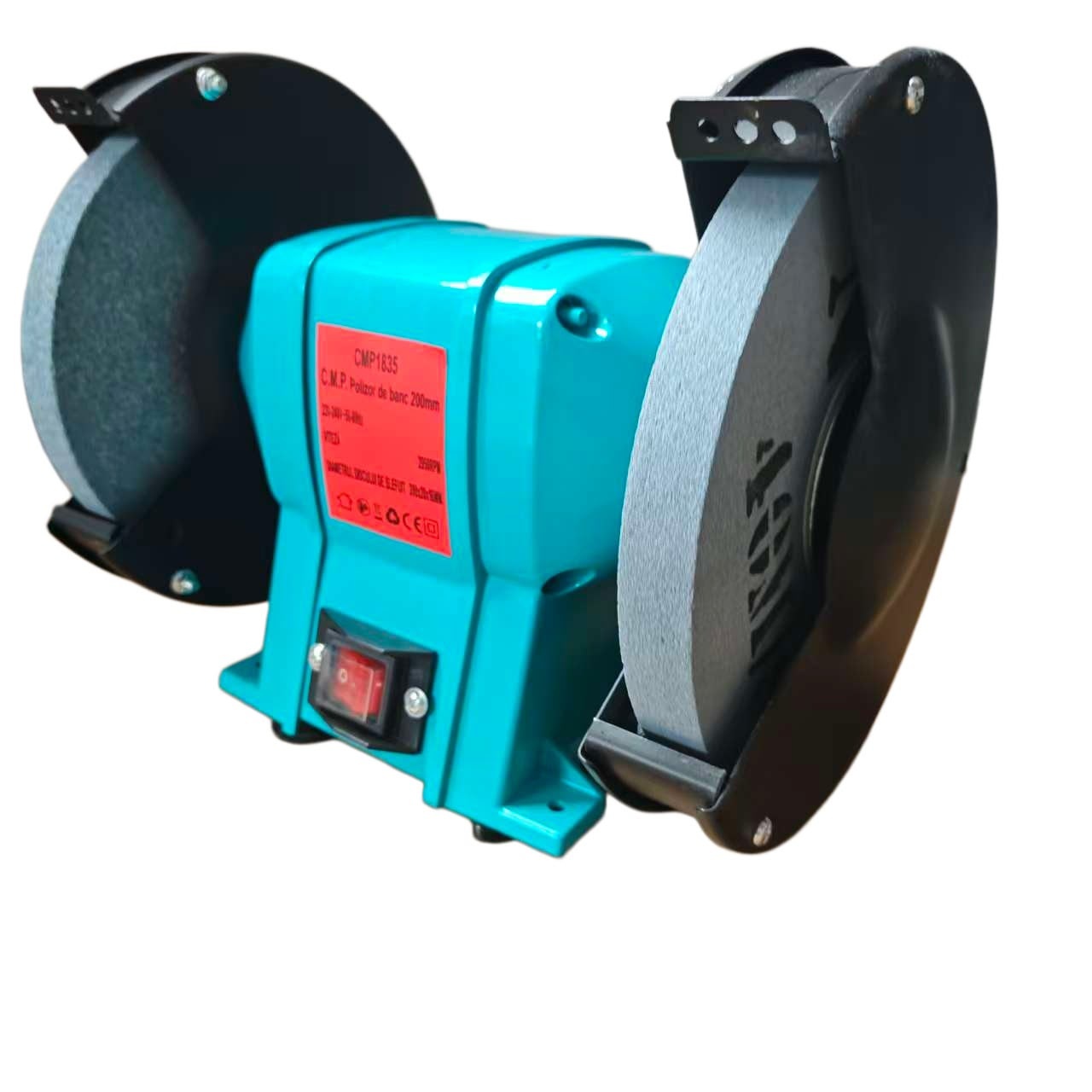 Polizor de banc electric 200mm, 400w, 2950rpm, pietre incluse, protectii duble, 12,7mm, CAMPION PROFESSIONAL CMP1835 - imagine 4