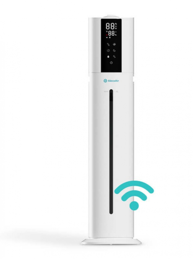 Umidificator AlecoAir U40 Tower White, WiFi, 9L, Higrostat