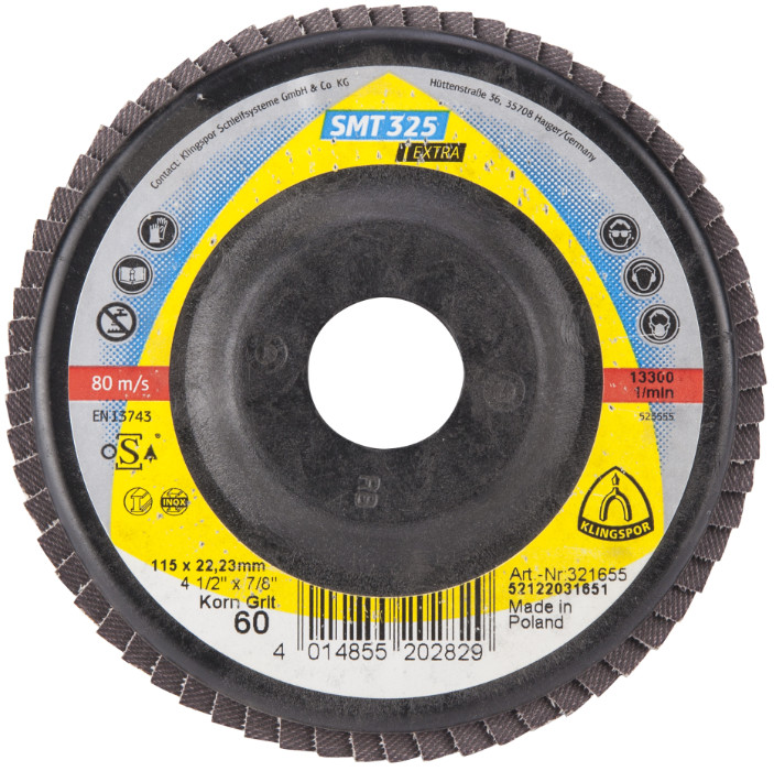Disc Lamelar Klingspor 125mm G60