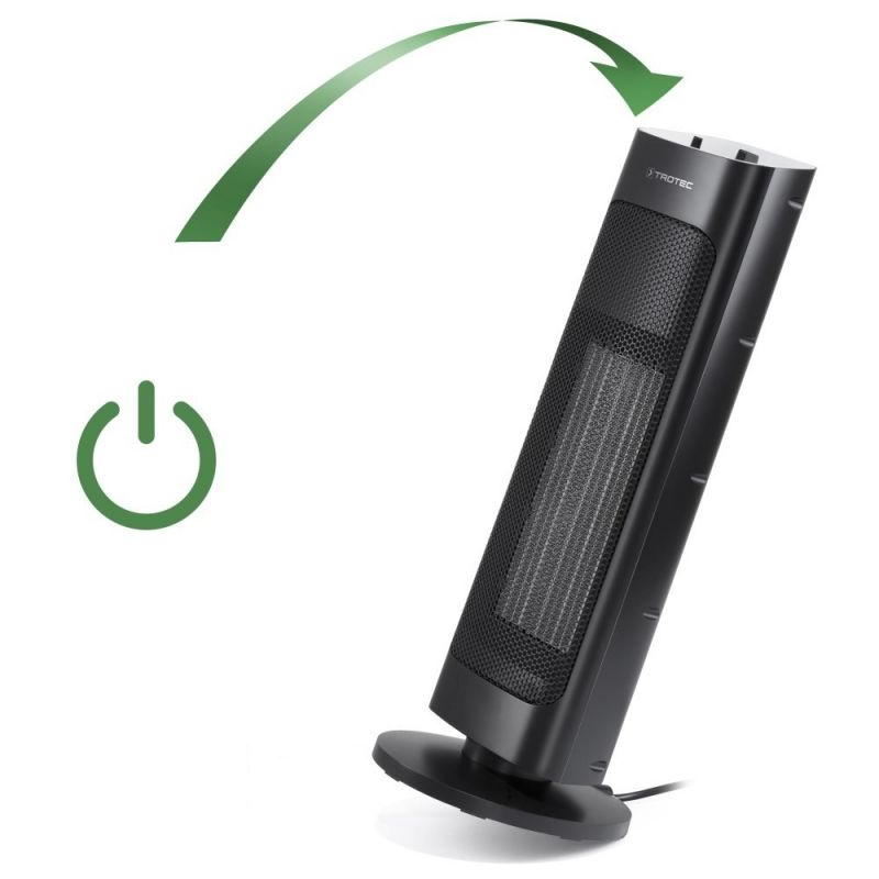 Aerotermă Ceramică Trotec TFC 20 E, 2000 W, Oscilație 80° - imagine 4