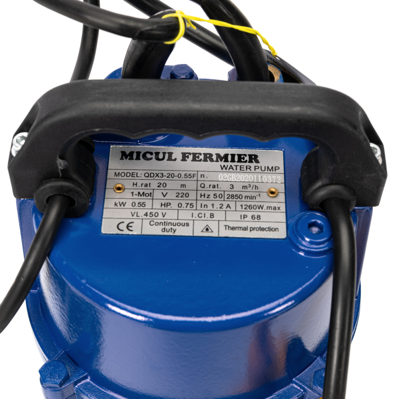 Pompa Submersibila Micul Fermier QDX-20, 550W - imagine 4