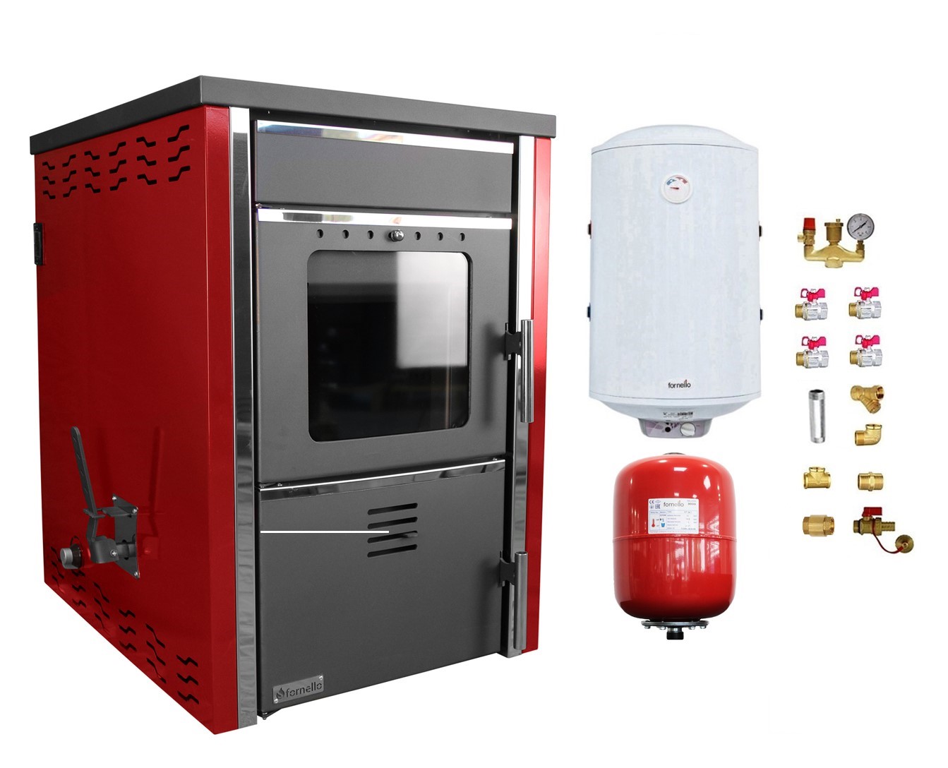 Termosemineu FORNELLO TOROS 29kw + Boiler 100L