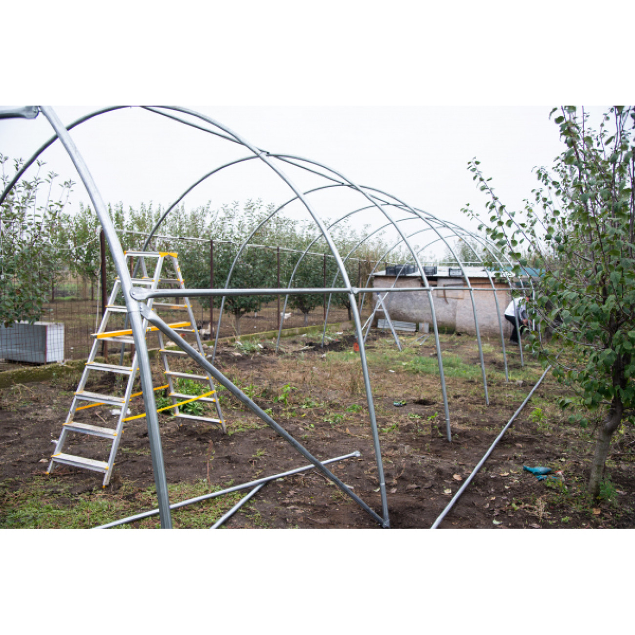 Solar Gradina 10x5m Profesional, Otel Galvanizat - imagine 7