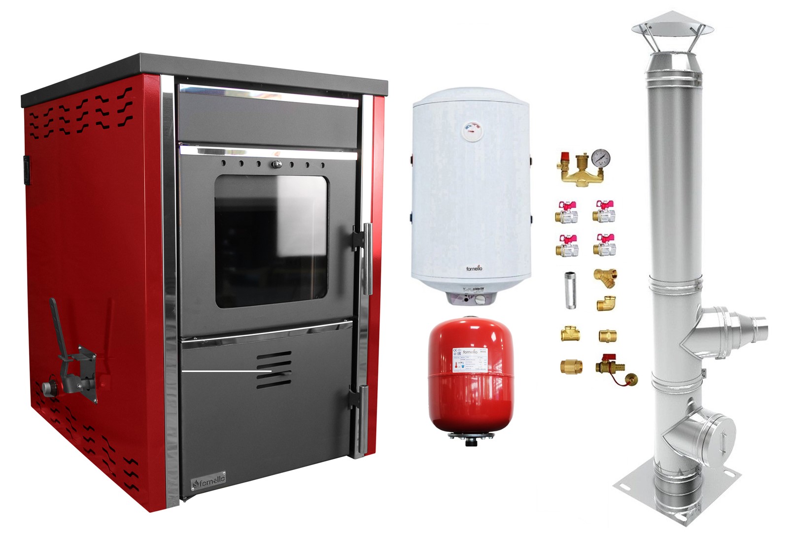 Pachet Termosemineu Fornello Toros 29kW Complet