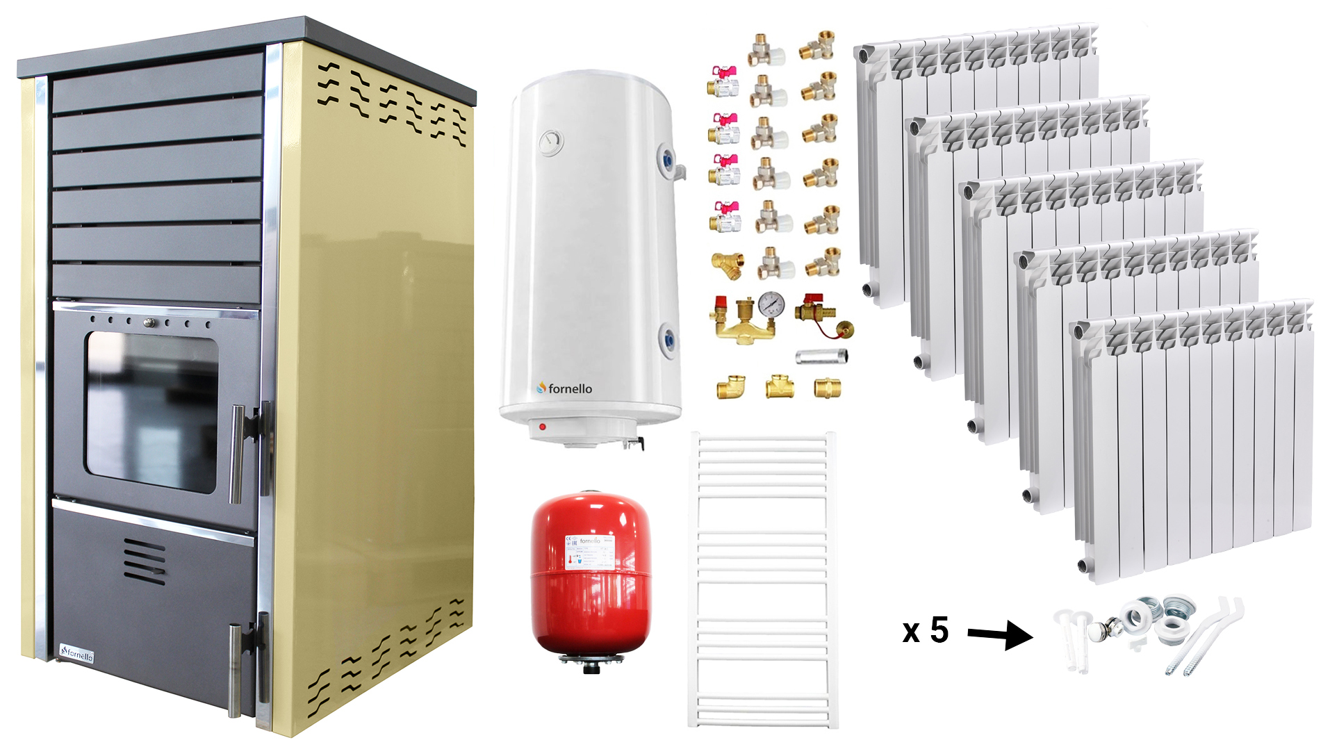 Pachet Complet Incălzire Fornello SuperNova 38KW