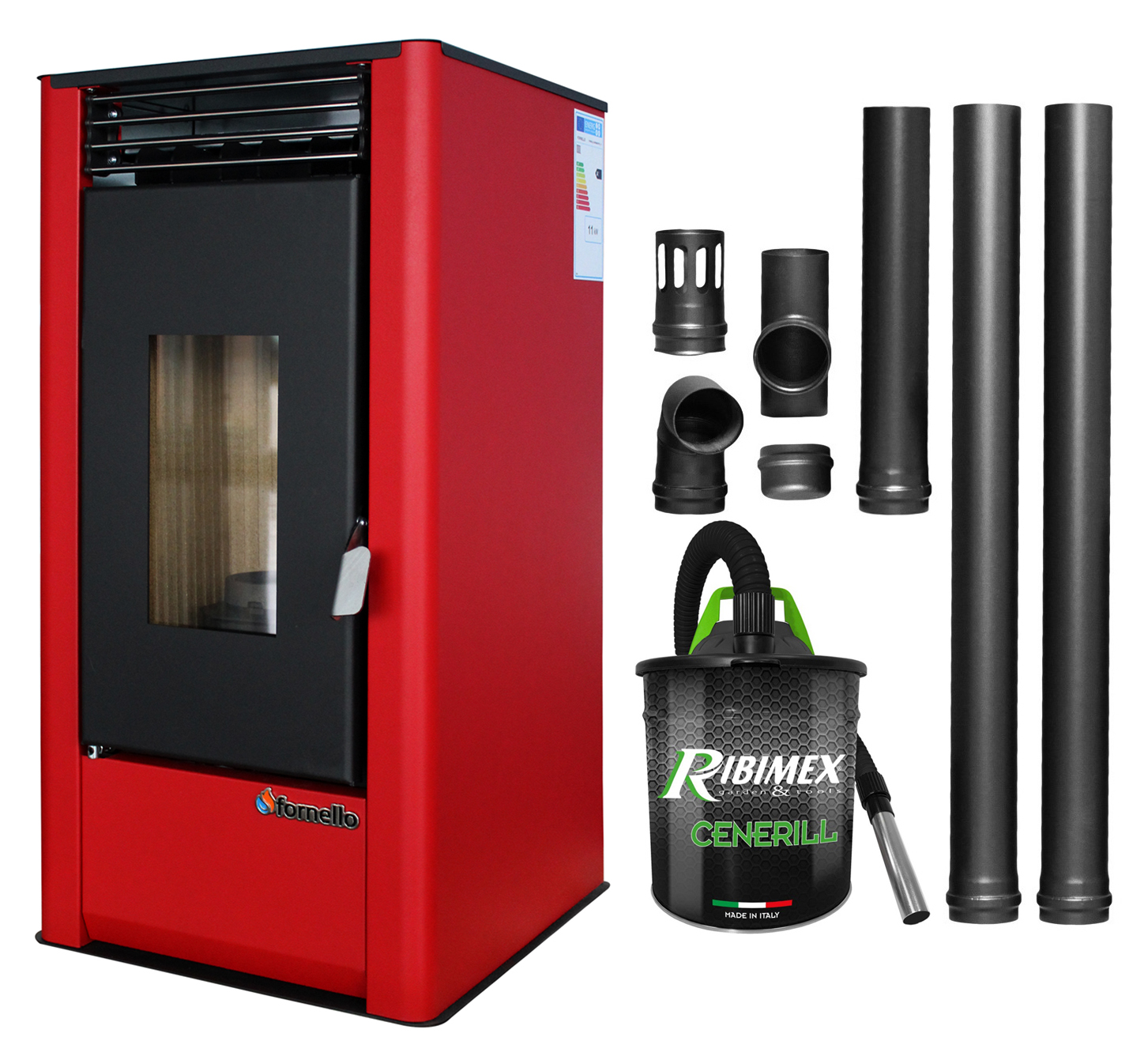 Semineu pe Peleti Fornello Air SmartPell 11KW