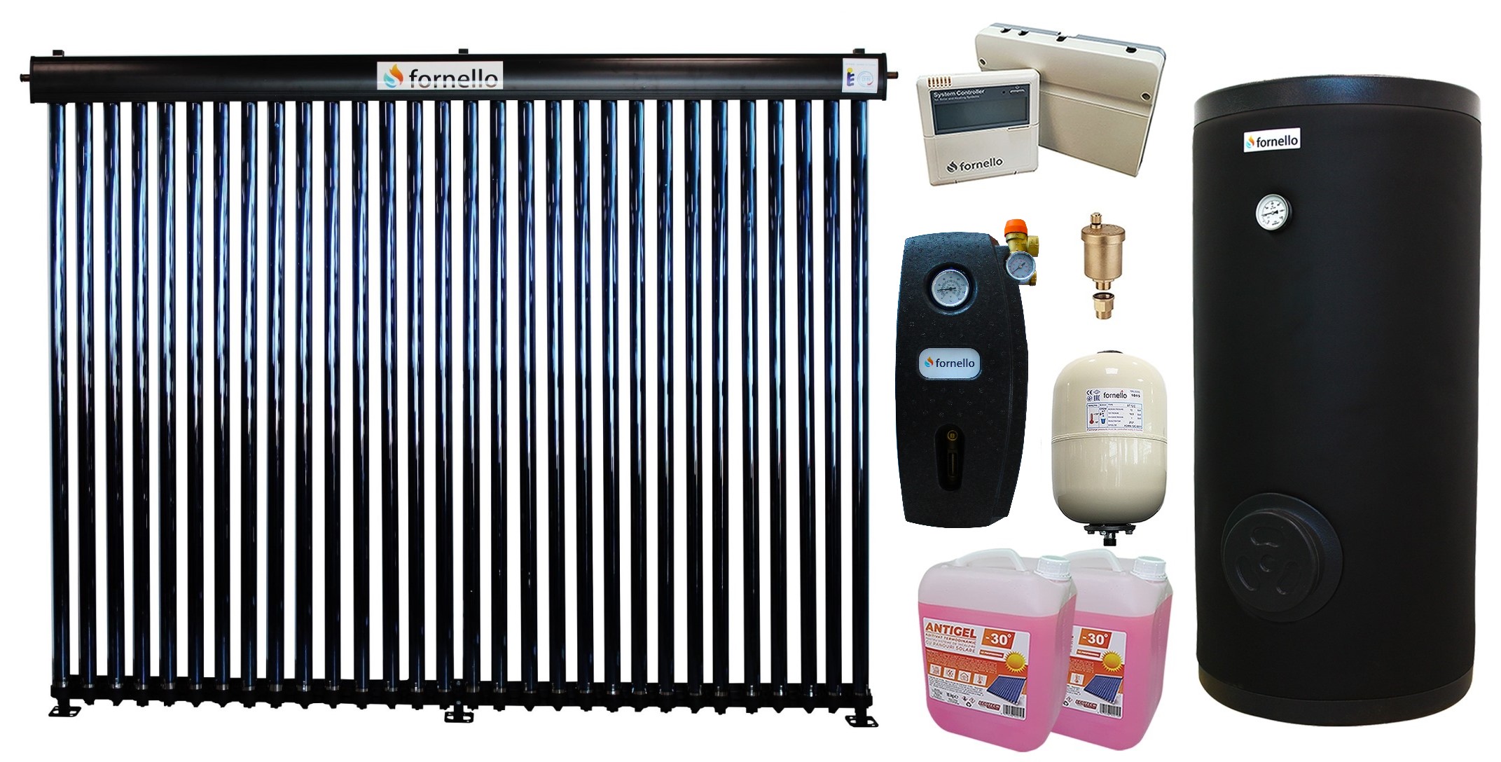 Pachet Solar Fornello 30 Tuburi 300L