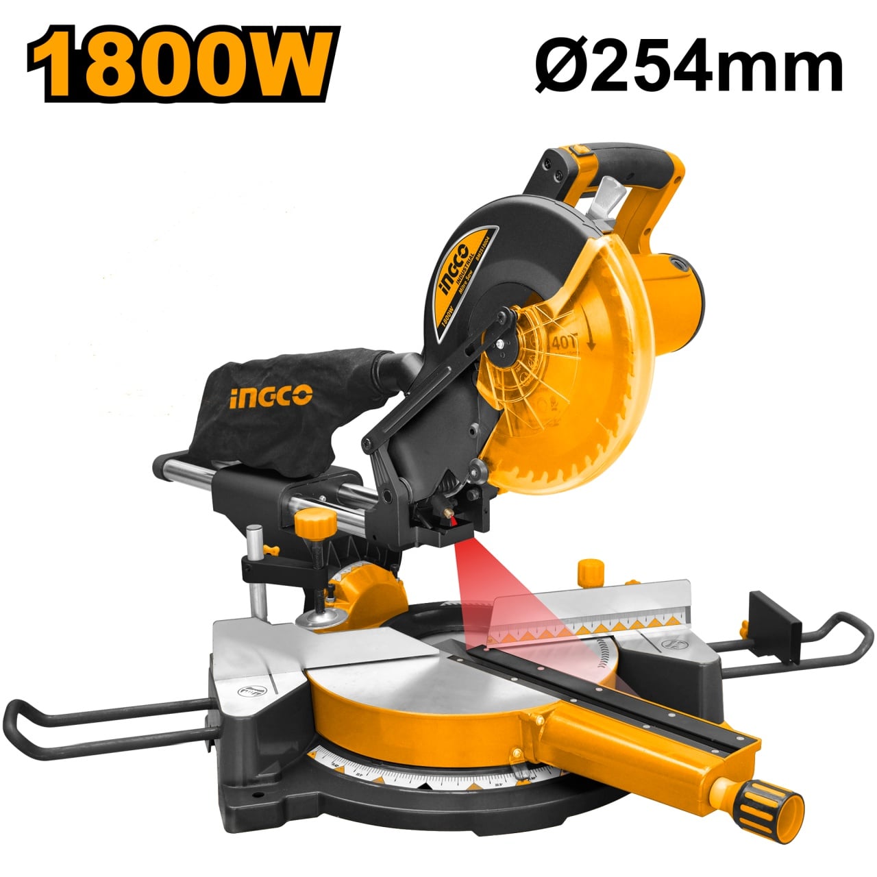 Fierastrau Circular Stationar 1800W Ingco 235mm