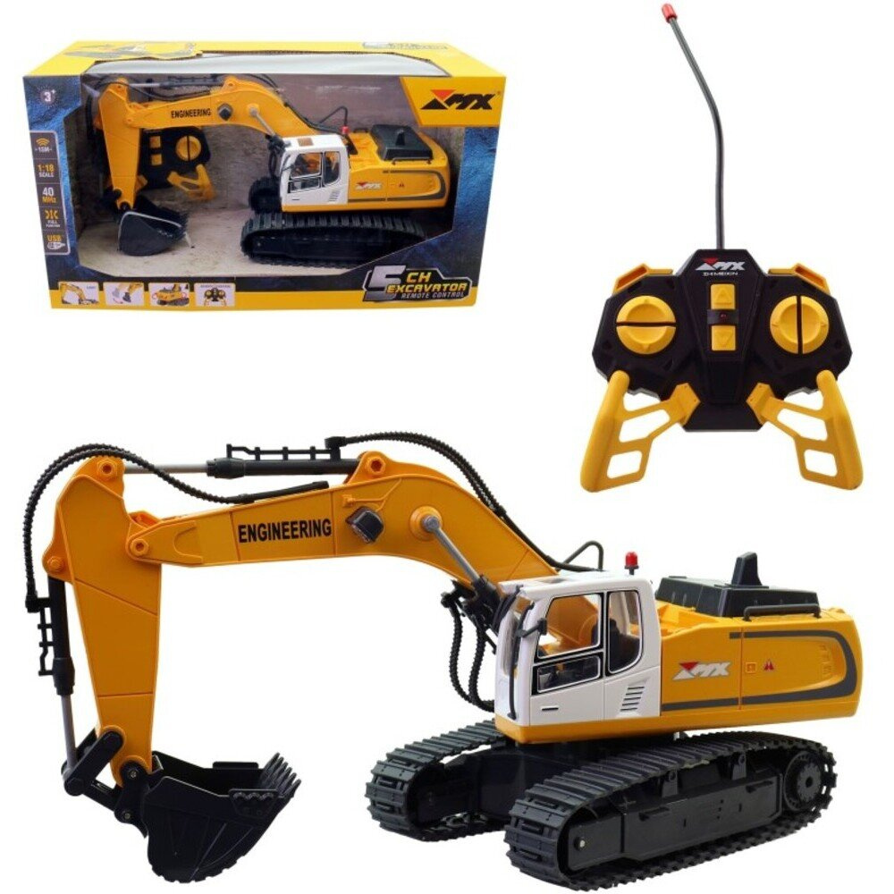 Excavator Controlat 1:18 pentru Copii