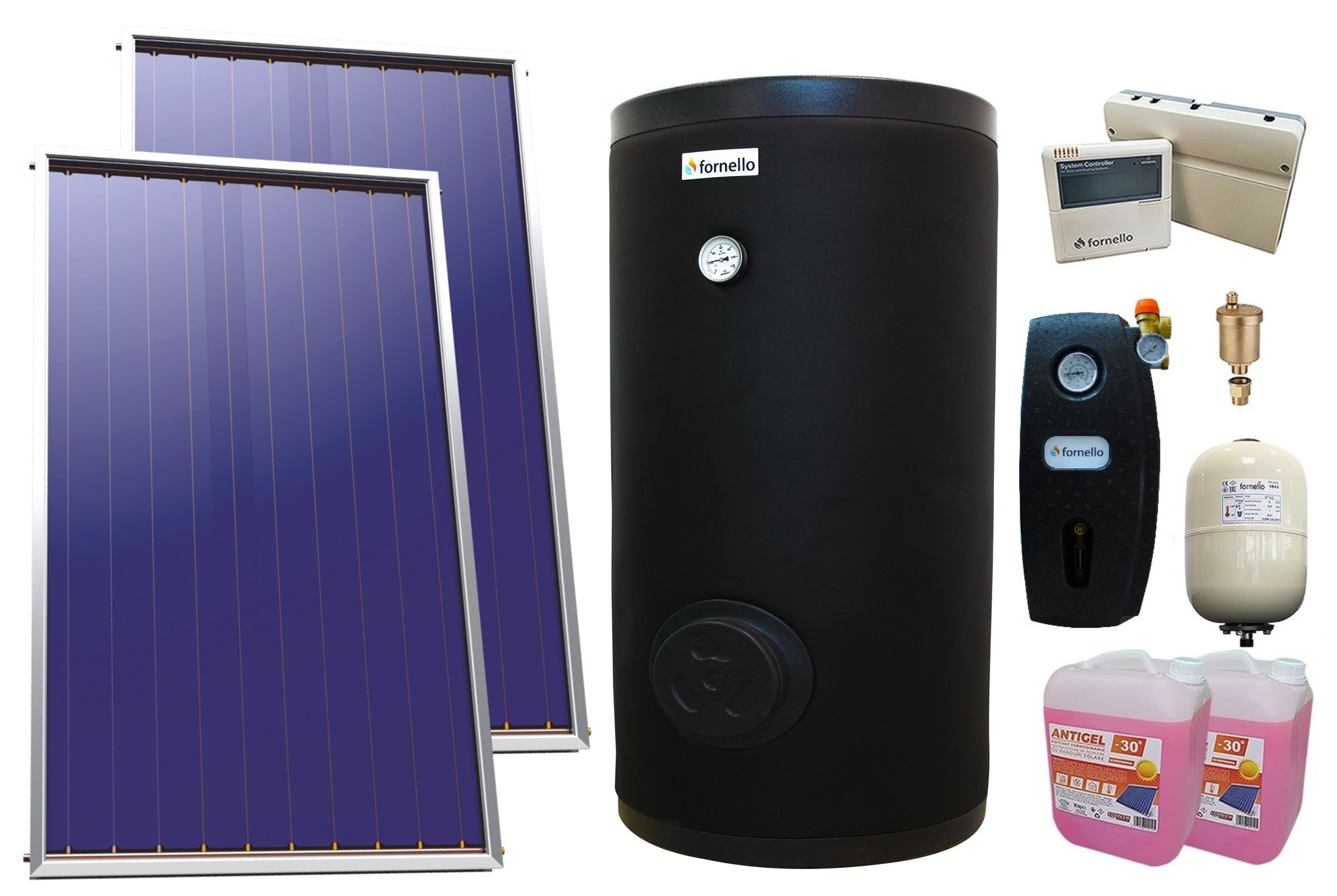 Sistem Solar Sunsystem 2 Panouri + Boiler 300L
