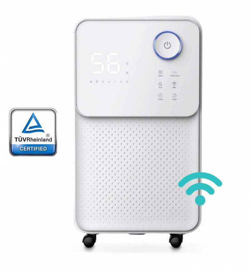 Dezumidificator AlecoAir D16 ECO, WiFi, 16l/zi, Uscare Rufe
