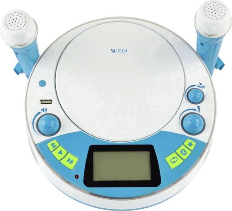 CD Player Copii X4-TECH Bobby Joey JamBox Karaoke Bluetooth - imagine 2