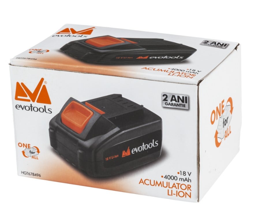 Acumulator Evotools 20V 4Ah, Putere Maxima - imagine 3