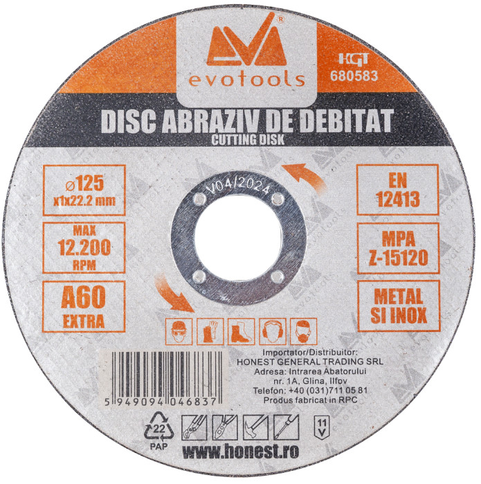 Disc Abraziv Evotools 230mm Granulație A36