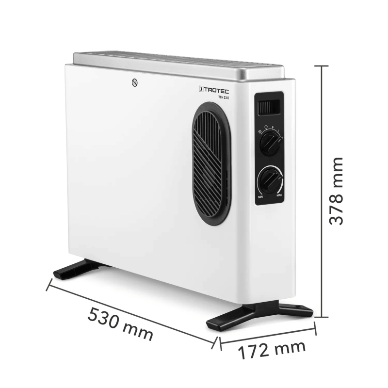 Convector electric Trotec TCH 23 E 2000W cu termostat - imagine 3