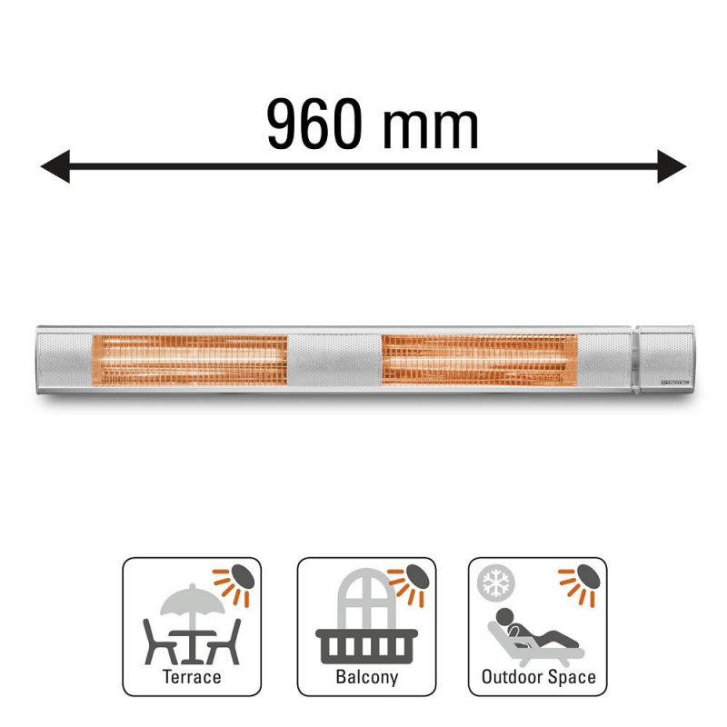 Radiator Infraroșu Trotec IR 3050, 3000W, IP65 - imagine 4