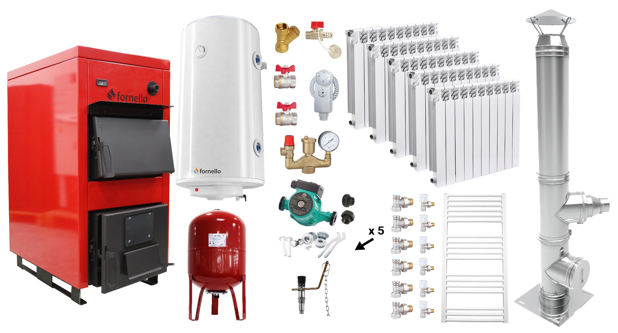 Pachet Incalzire Solid 25kW Fornello Complet