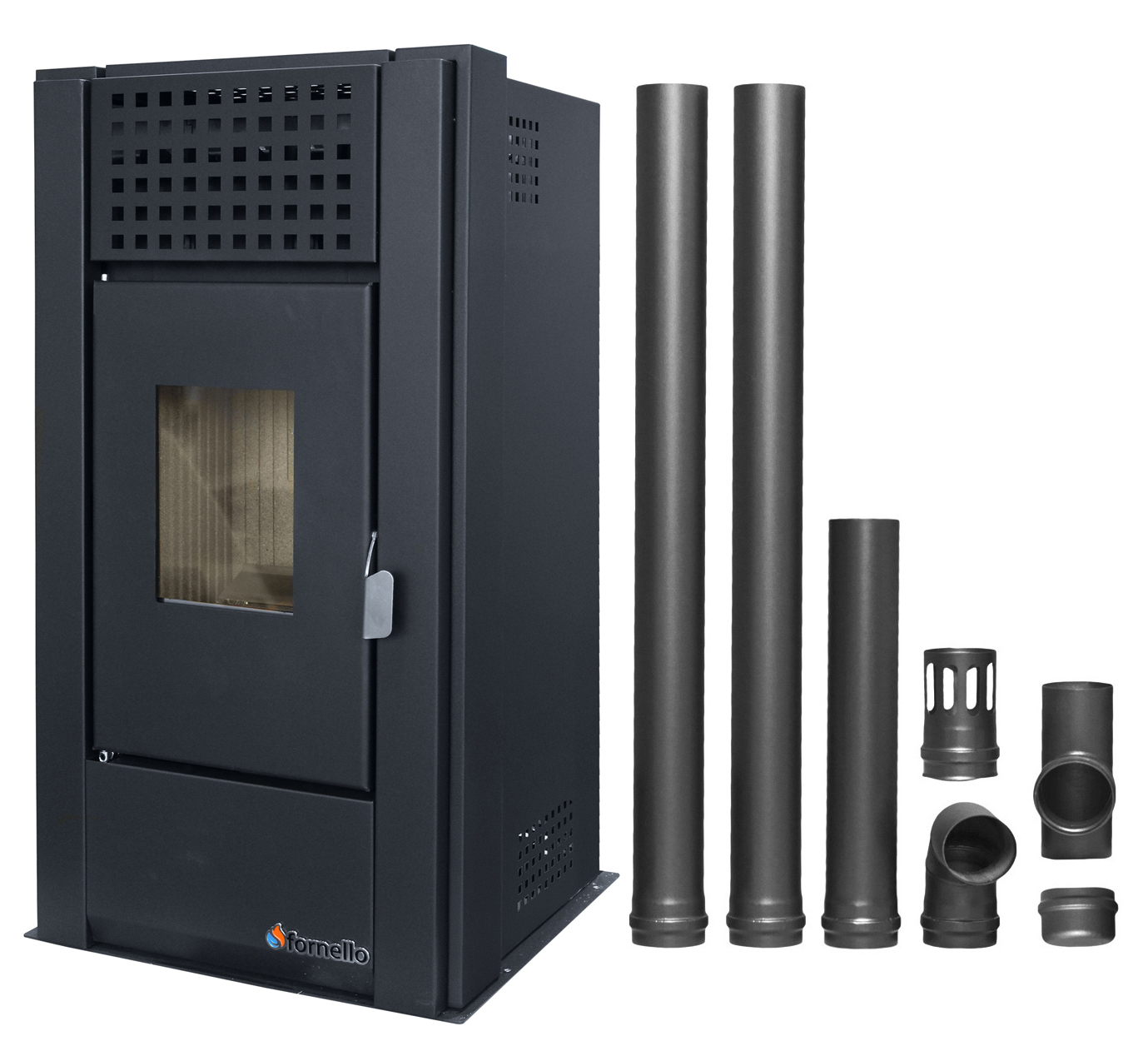 Fornello Magnesia 9KW - Semineu pe peleti complet