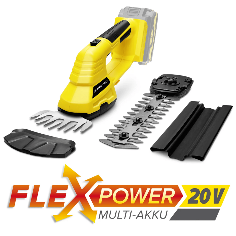 Foarfecă acumulator 2-in-1 iarbă/arbuști Trotec PGSS 10-20V - imagine 6