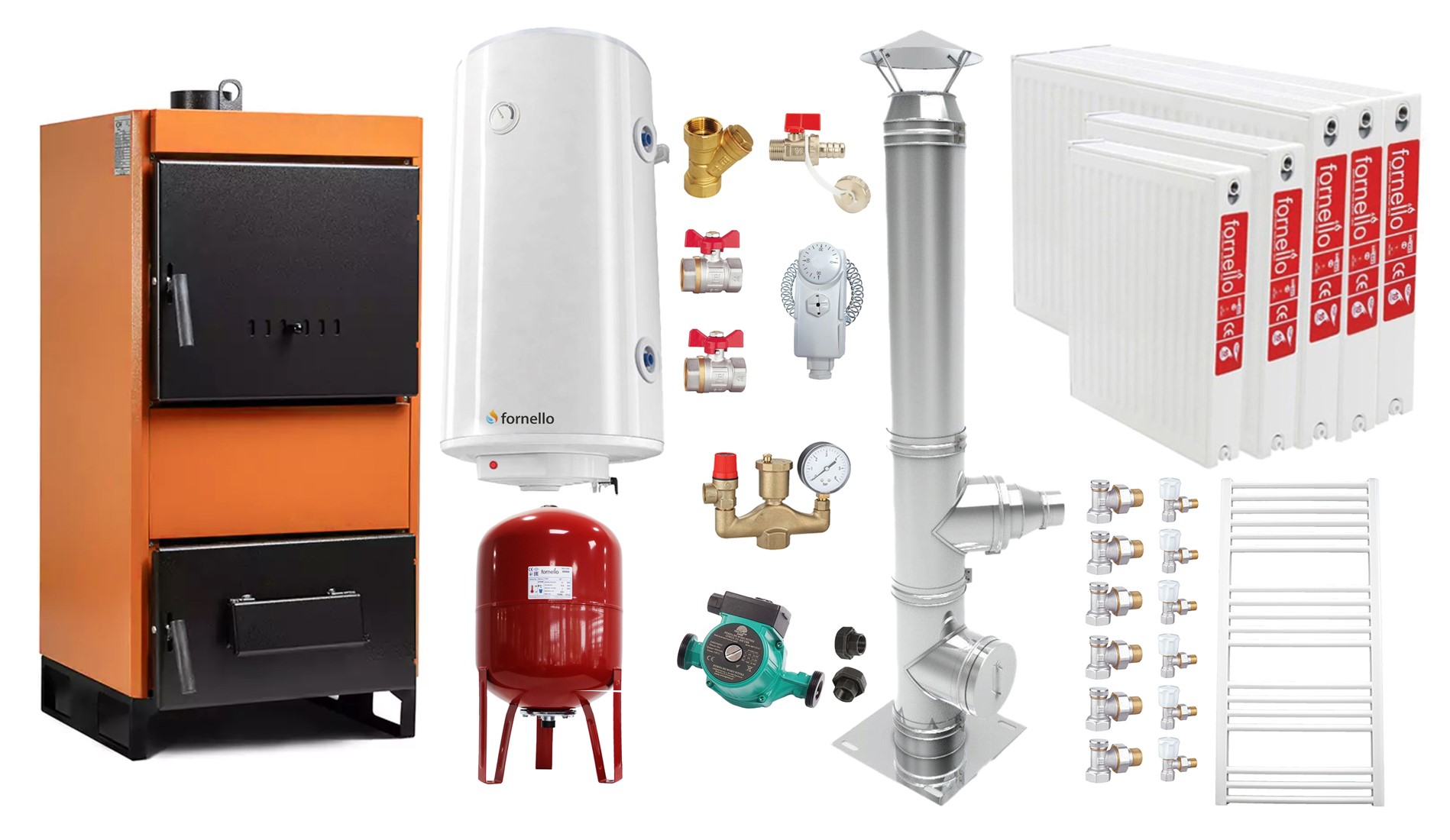 Pachet Centrala Fiama 35kw - Incalzire Completa