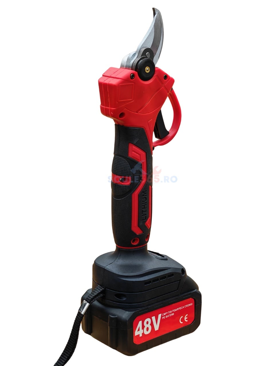 Foarfeca Motoyama 48V 2 Acumulatori Profesională - imagine 3