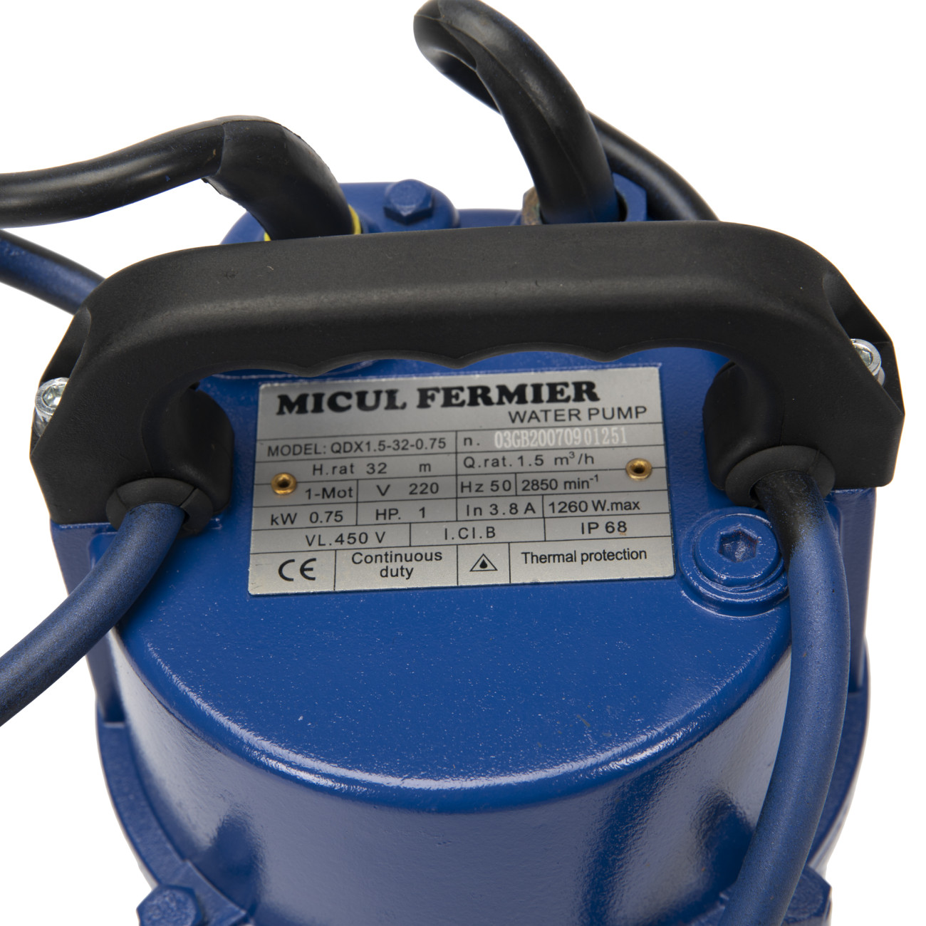 Pompa Submersibila QDX-32 Micul Fermier 750W - imagine 4