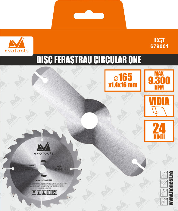 Disc Fierastrau Evotools ONE EPTO 165x16mm - imagine 2