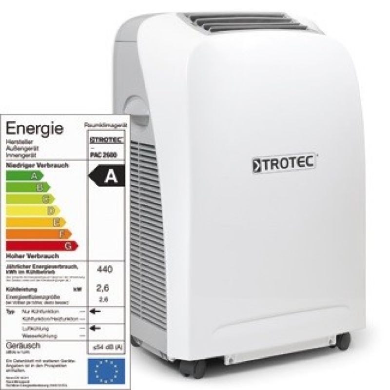 Aer condiționat portabil Trotec PAC 2600 S, 9.000 Btu